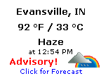 Click for Evansville, Indiana Forecast